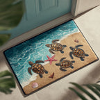 Turtle Garden Doormat - Cute Animal Design | Printed Welcome Doormat