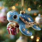 Turtly Jolly Christmas Ornament