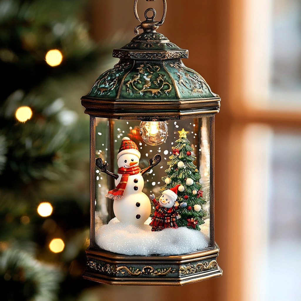 Cozy Christmas Tree Christmas Ornament
