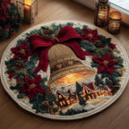 Twilight Bell Round Mat Rug - washable non-slip printed rug