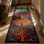 Twilight Bloom Path Runner Carpet Runner Rug - Cute Pet Design | Animal Printed Runner Rug