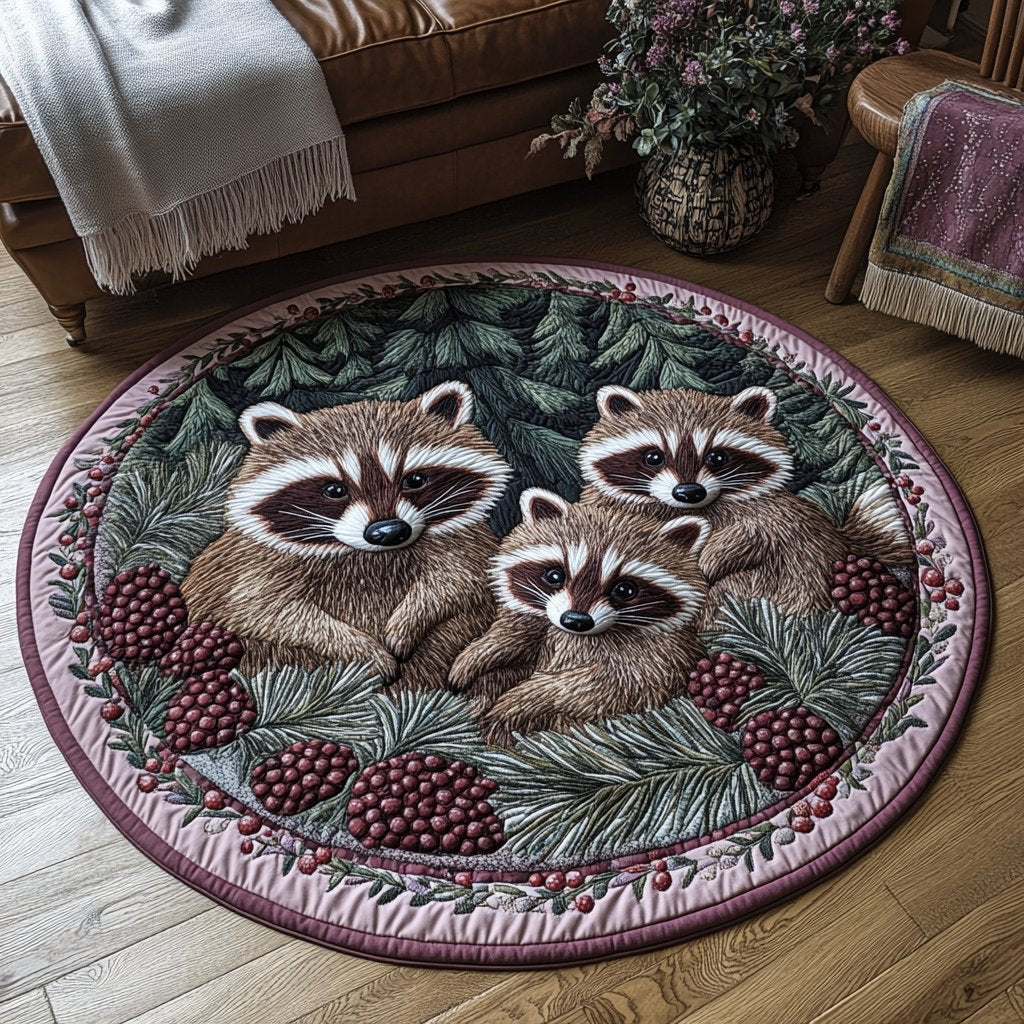 Twilight Forager Round Mat Rug - Nature Design | Serene Home Decor