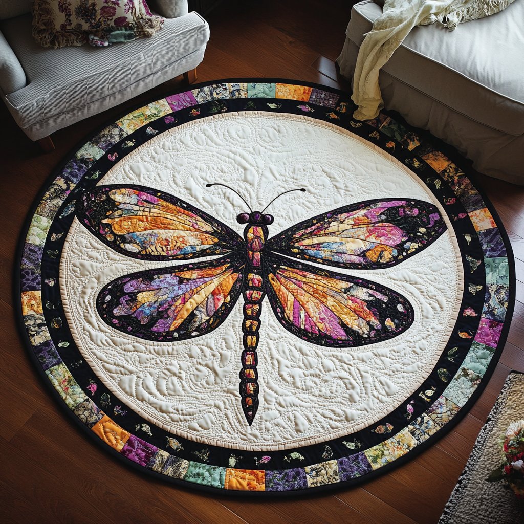 Twilight Glider Round Mat Rug - Nature Design | Serene Home Decor