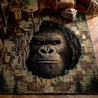 Twilight Hunter area rug in a living room