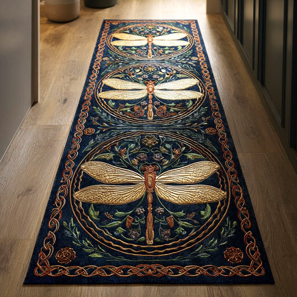 Twilight Medallion Runner Carpet Runner Rug - Cute Pet Design | Animal Printed Runner Rug