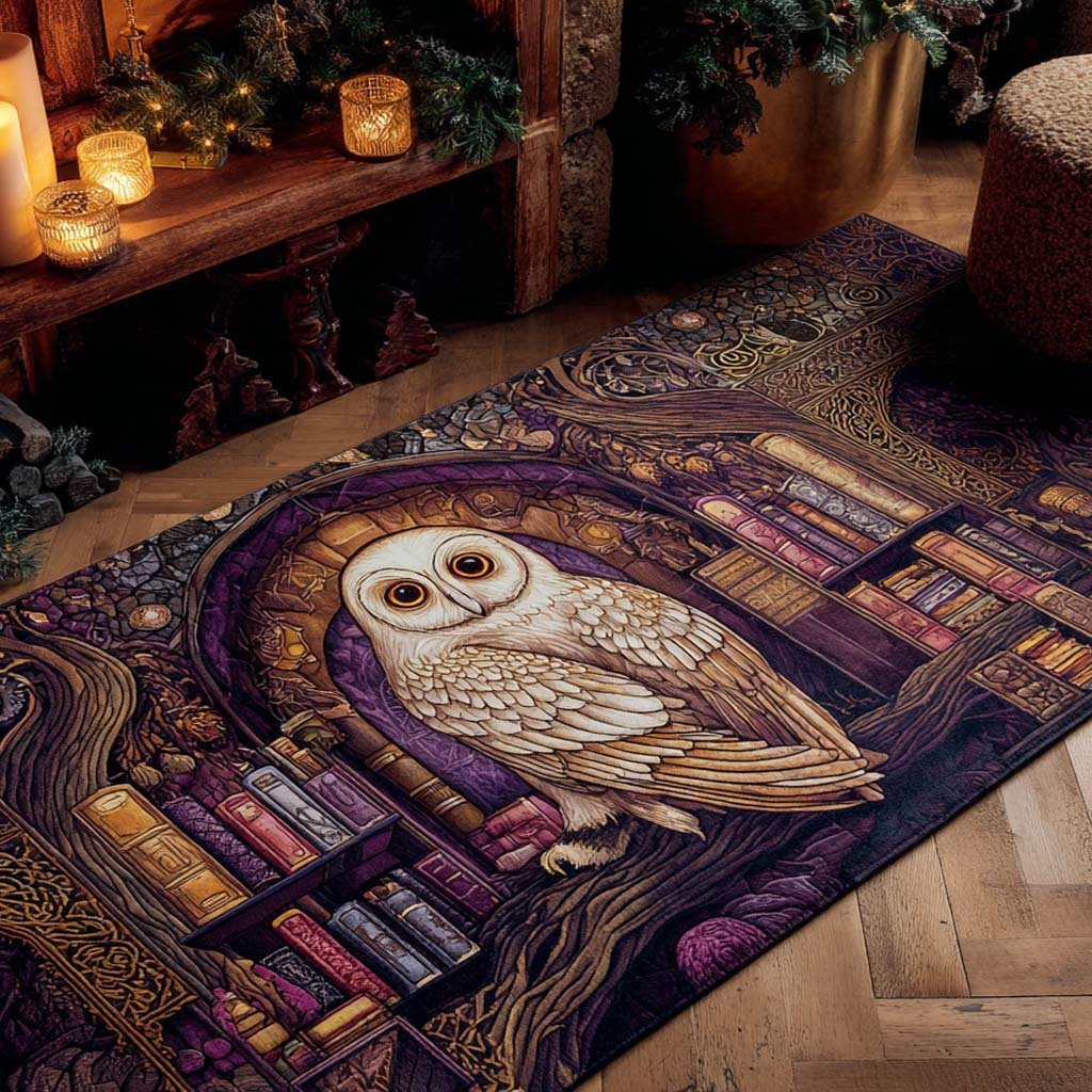 Twilight Scholar Runner Carpet Runner Rug - Cute Pet Design | Animal Printed Runner Rug