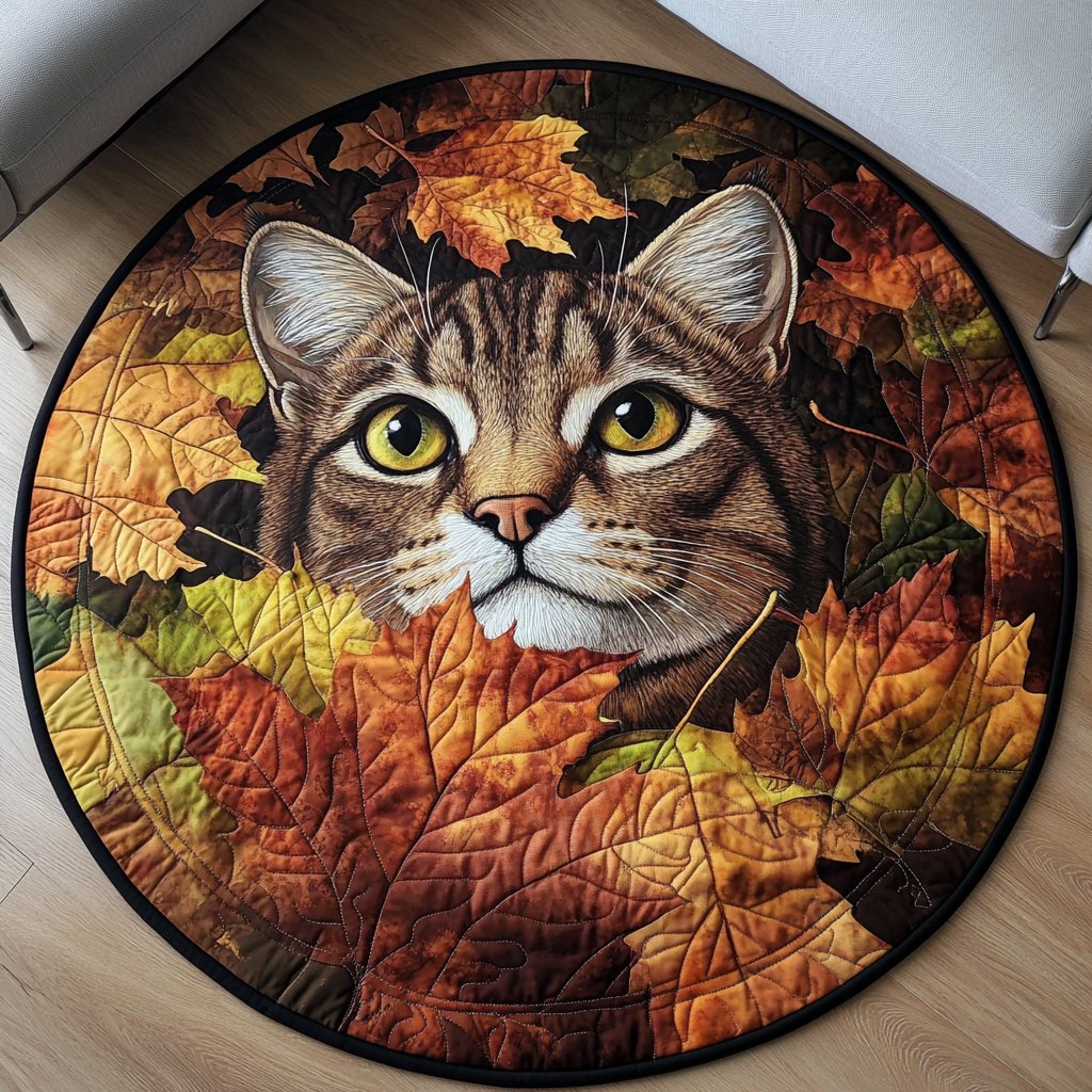 Twilight Slumber Round Mat Rug - washable non-slip printed rug