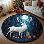 Twilight Spirit Round Mat Rug - washable non-slip printed rug