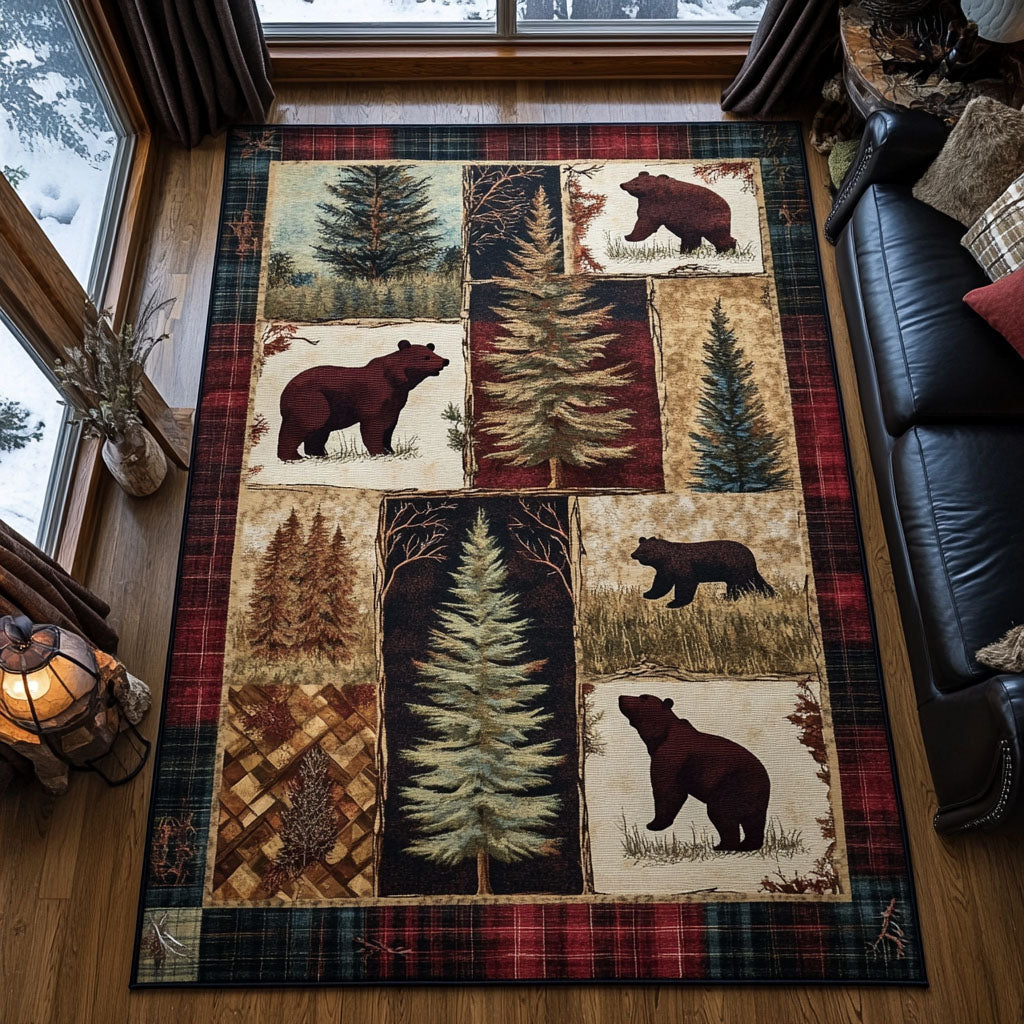 Twilight Timber area rug in a living room