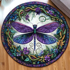 Twilight Wings Round Mat Rug
