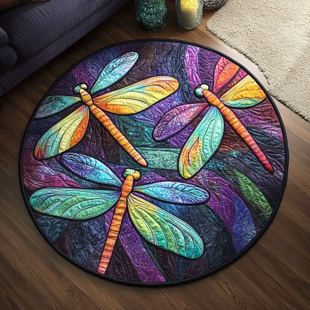 Twilight Wings Round Mat Rug - Nature Design | Serene Home Decor