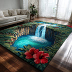 Twin Thunder area rug in a living room