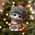 Twinkle Paw Christmas Ornament