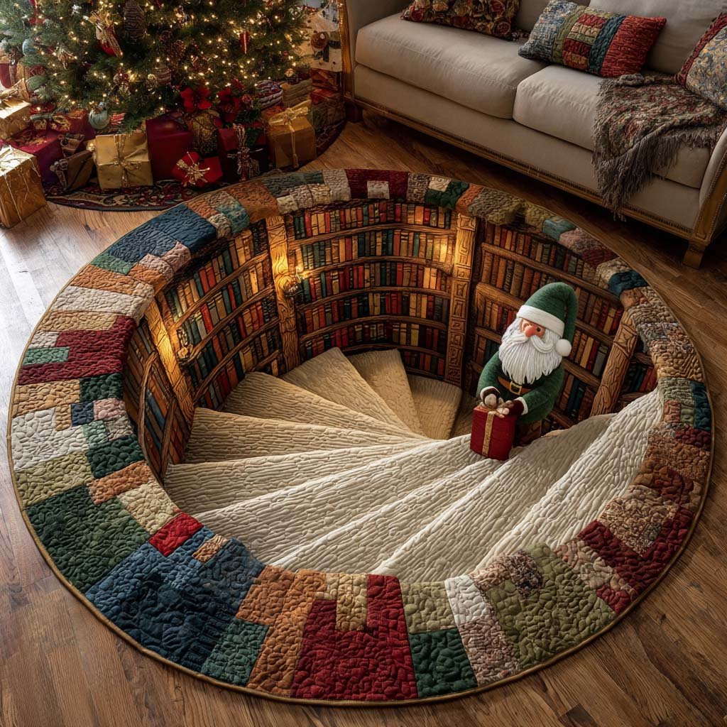 Underground Home Round Mat Rug - washable non-slip printed rug