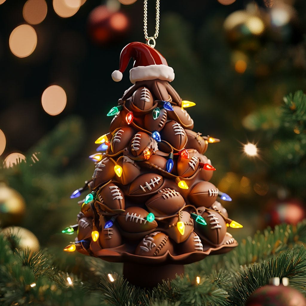 Colorful Twin Cats Christmas Ornament