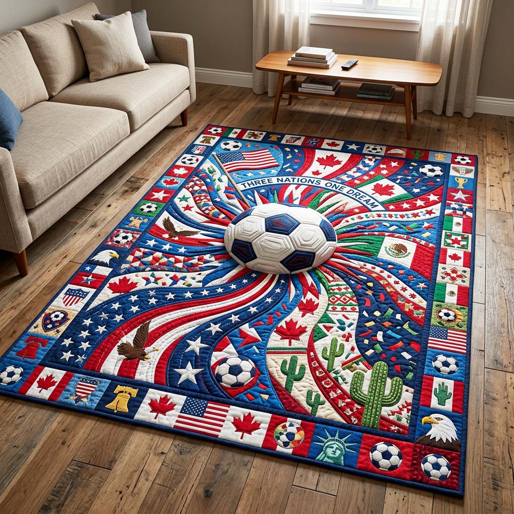 Unity Kick area rug in a living room