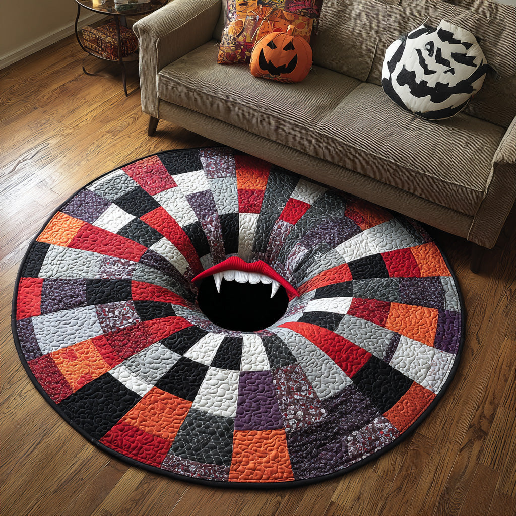 Vampire Lair Round Mat Rug