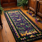 Velvet Carnival Runner Carpet Runner Rug - Cute Pet Design | Animal Printed Runner Rug