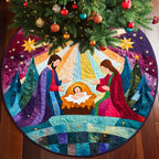 Vibrant Bethlehem Round Mat Rug - Nature Design | Serene Home Decor