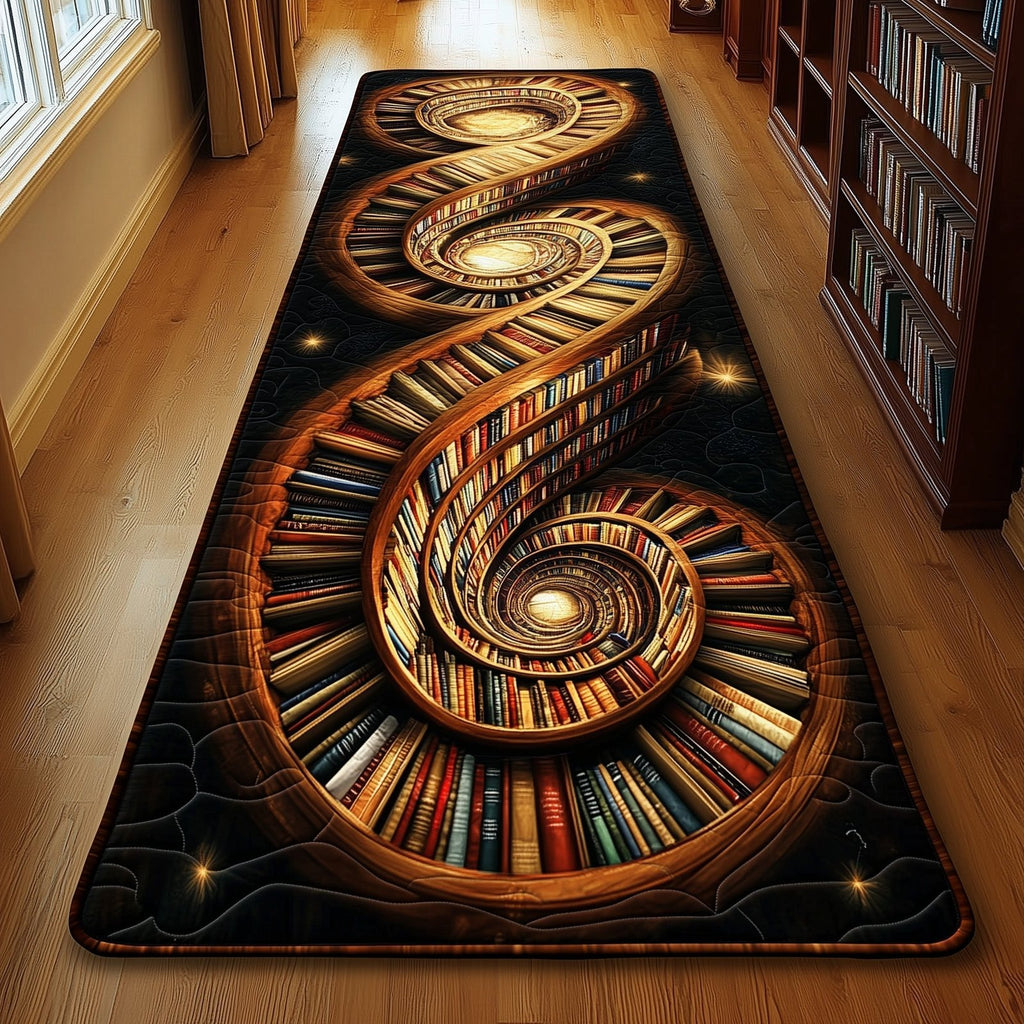 Vintage Bookself Runner Rug - Retro Vintage Design | Nostalgia Runner Rug