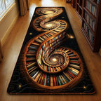 Vintage Bookself Runner Rug - Retro Vintage Design | Nostalgia Runner Rug