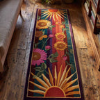 Vintage Sunrise Runner Carpet Runner Rug - Cute Pet Design | Animal Printed Runner Rug