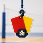Volleyball Referee Cards Christmas Ornament
