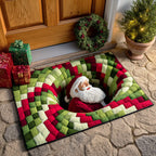 Vortex Santa Dive Doormat - Seasonal Holiday Design | Printed Welcome Doormat
