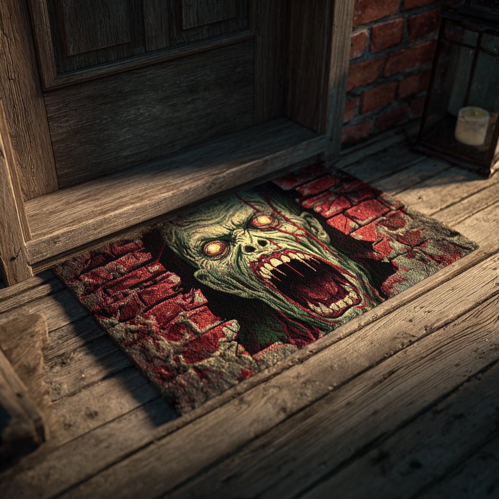 Wall Zombie Break Doormat - Nature Design | Printed Welcome Doormat