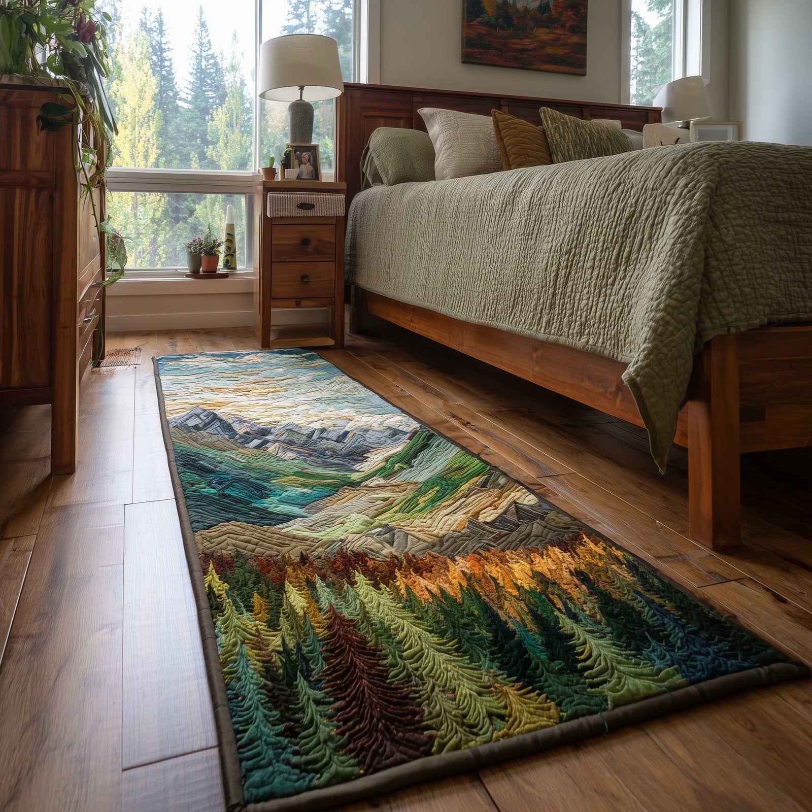 Wanderlust Retreat Runner Rug - Nature Design | Serene Runner Rug