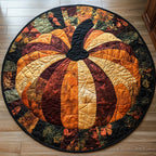 Warm Breeze Round Mat Rug - washable non-slip printed rug