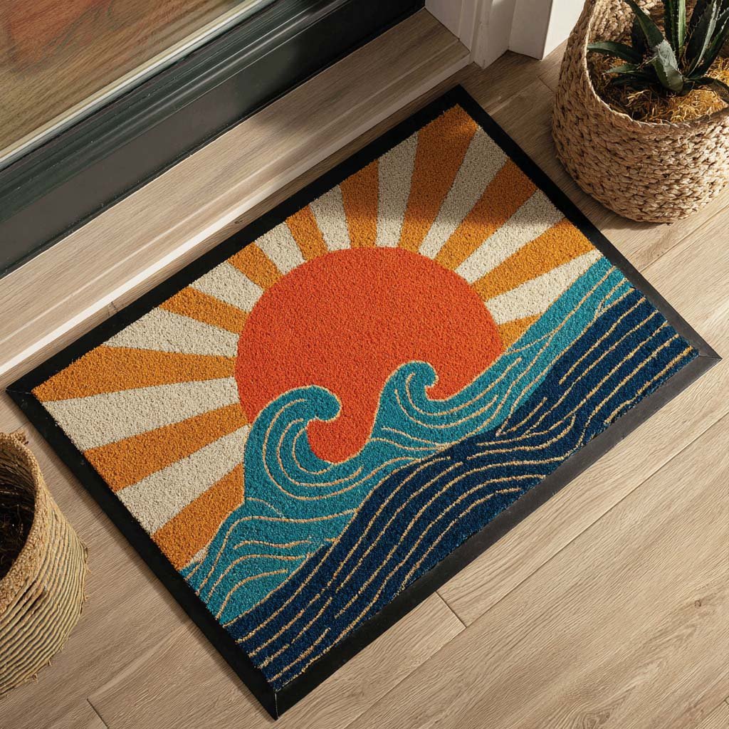 Warm Horizon Doormat - Nature Design | Printed Welcome Doormat