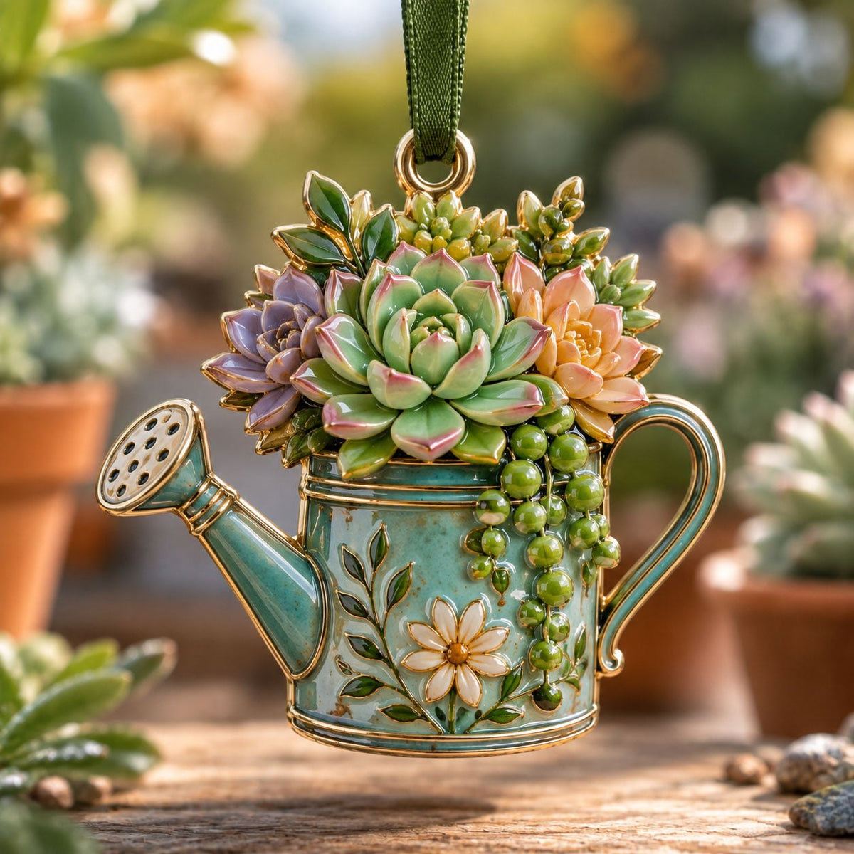 Watering Can Christmas Ornament