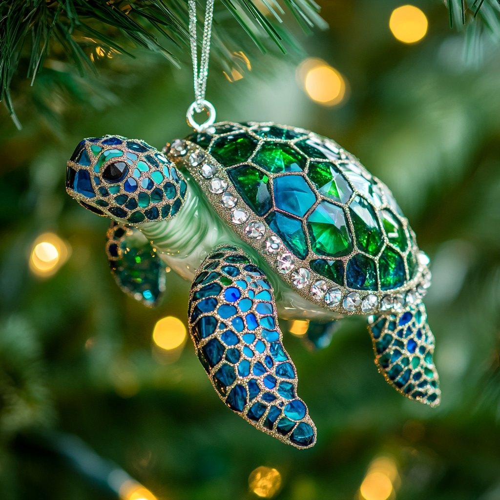 Tranquil Sun Christmas Ornament