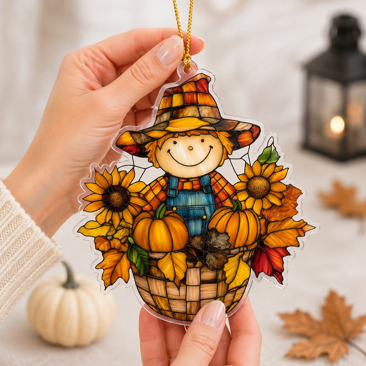 Welcome To Pumpkin Patch Christmas Ornament