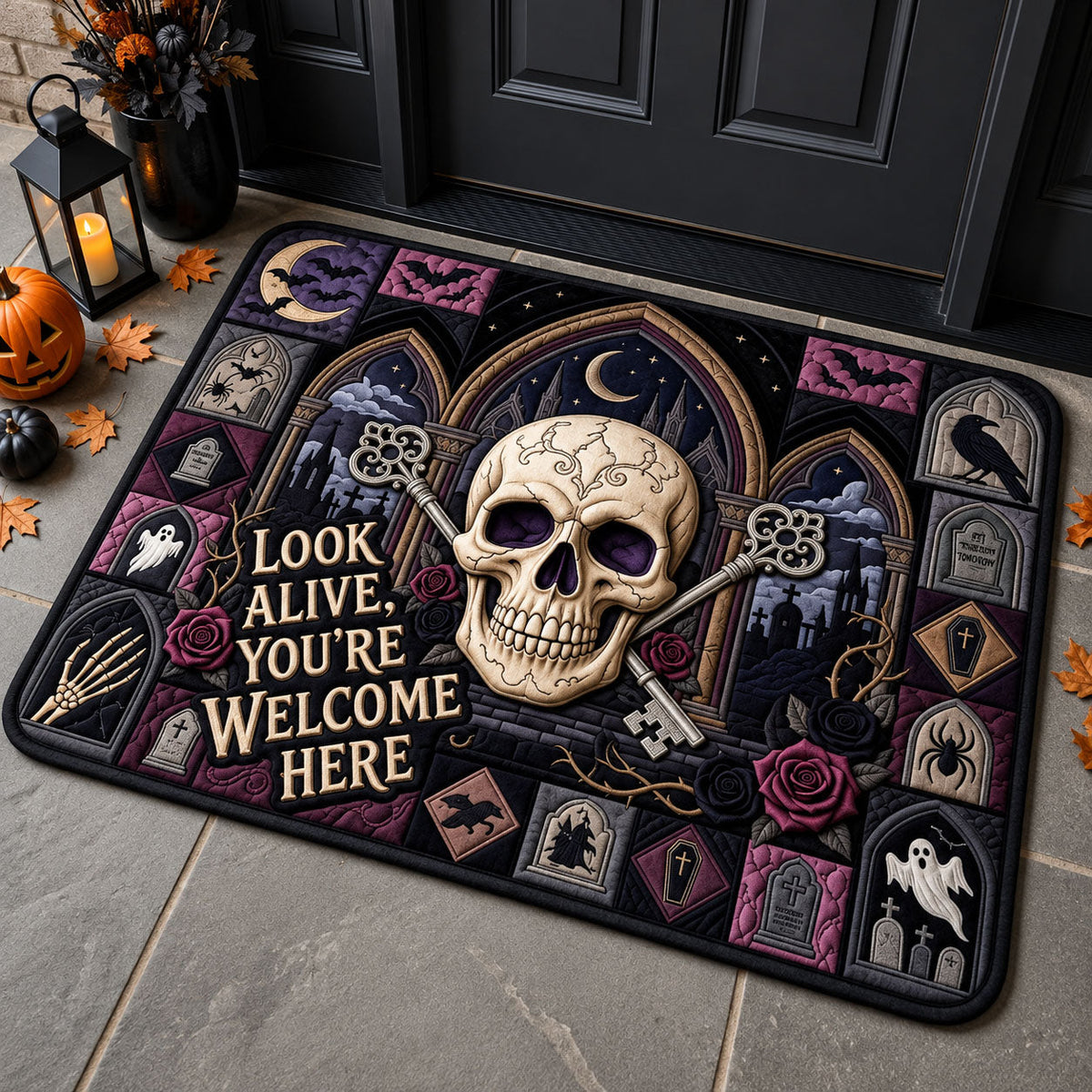 Welcome Home Doormat - Nature Design | Nature Doormat - washable non-slip printed rug