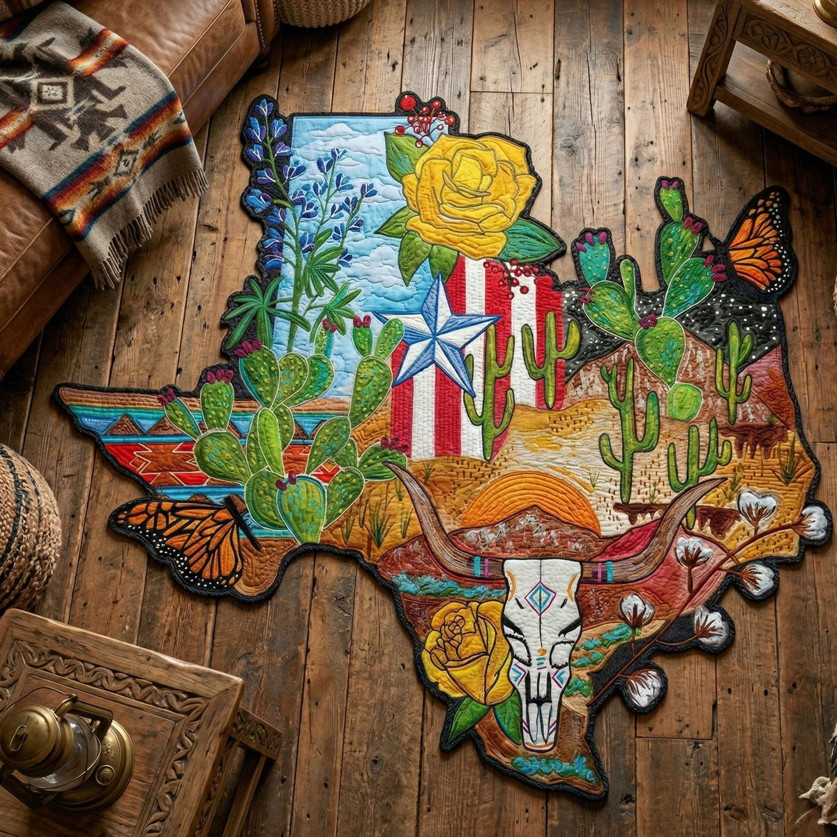 Western Boots Custom Shape Area Rug - Farmhouse Design | Die-Cut Non-Slip Rug - washable non-slip printed rug