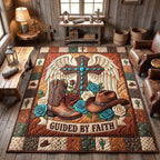 Western Grace Area Rug  C1 area rug in a living room