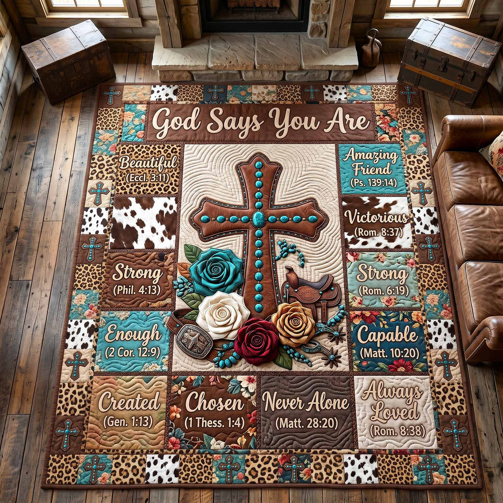 Western Grace area rug in a living room