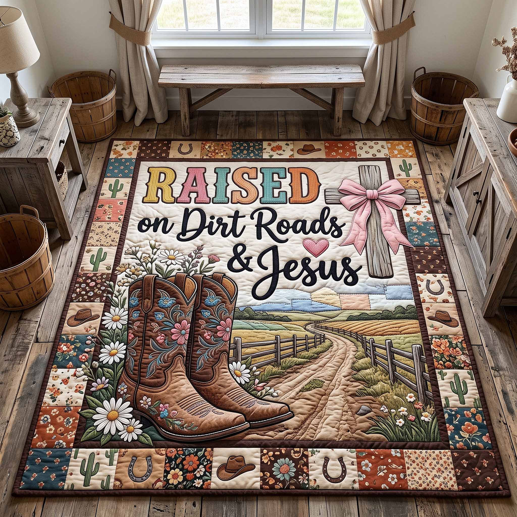 Western Grace area rug in a living room