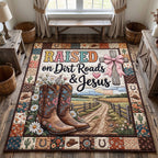 Western Grace area rug in a living room