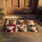Western Party Quilted Doormat - Nature Design | Printed Welcome Doormat