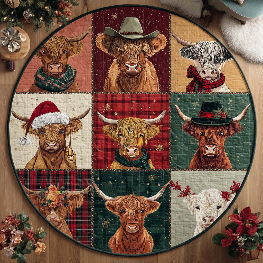 Western Party Round Mat Rug - Nature Design | Serene Home Decor