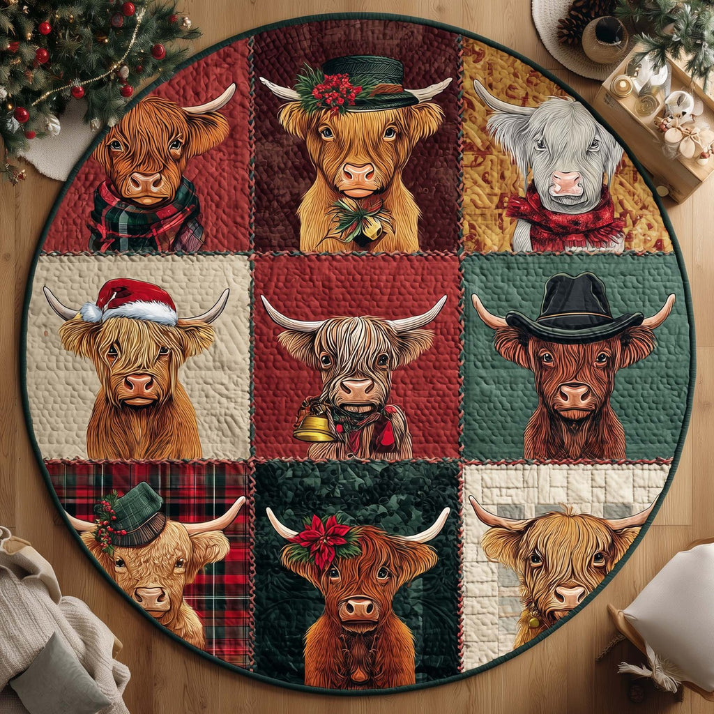 Western Party Round Mat Rug - Nature Design | Serene Home Decor