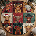 Western Party Round Mat Rug - Nature Design | Serene Home Decor