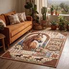 Western Soul area rug in a living room