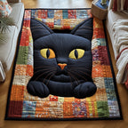 Whiskered Companion area rug in a living room