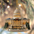 White House Glory Christmas Ornament