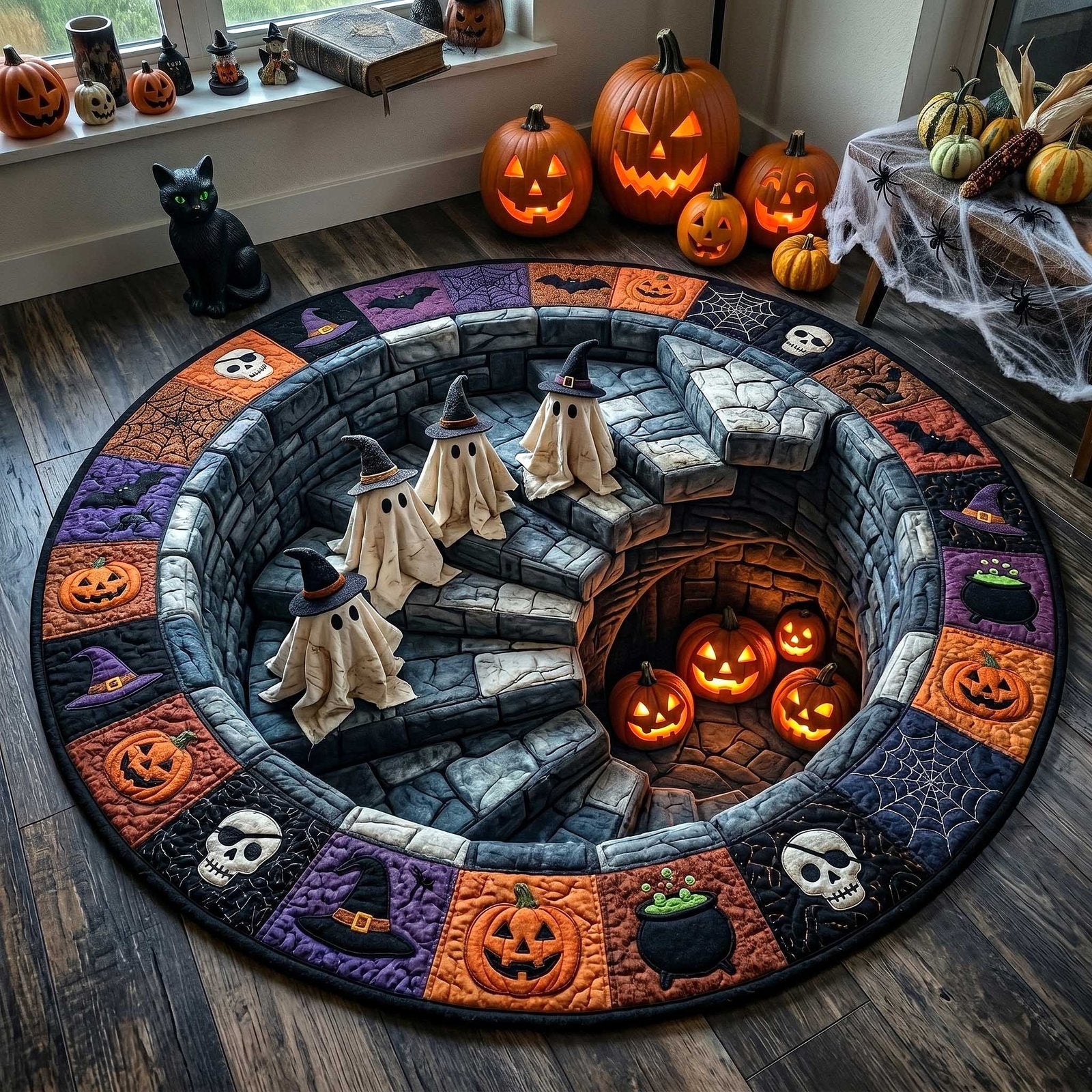 Wicked Spirits Round Mat Rug - Nature Design | Serene Home Decor