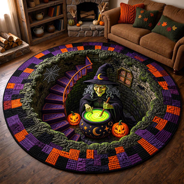 Wicked Witch Round Mat Rug - Seasonal Design | Seasonal Round Rug
